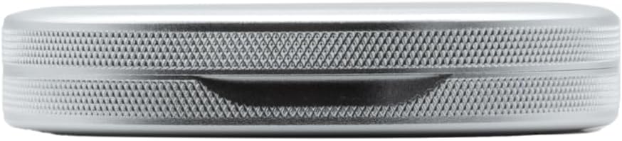 Metal Pouch Can | Metal Container | Slim EDC Pocket Tin | Airtight & Moisture-Resistant | Compact Daily Organizer | Pill Case & Travel Tin | Fatherโs Day Gift for Dad | (American Flag, Silver, Slim)
