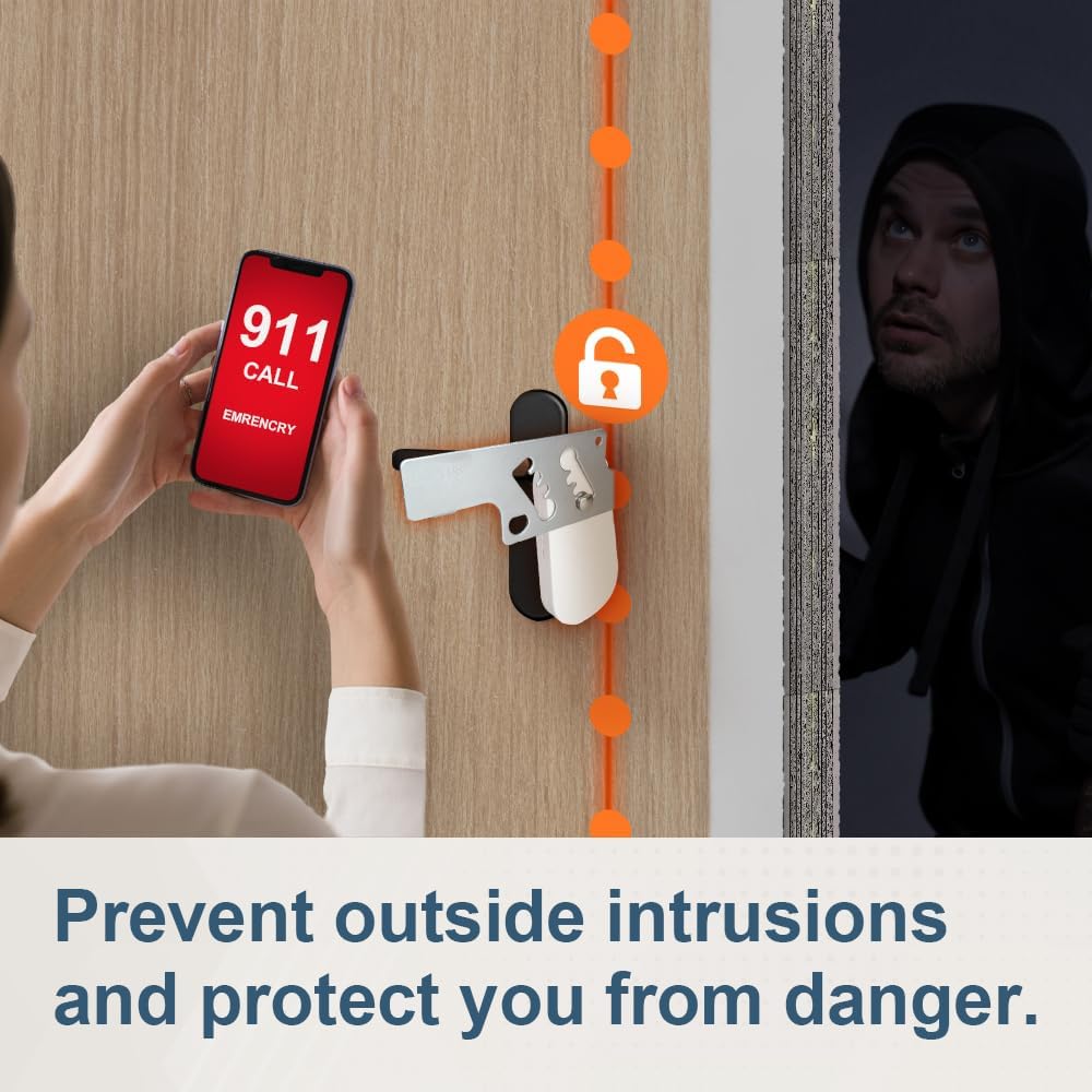 CGPLUS Security Door Stopper SEDOLI for Safe Stay, Home, Travel (Mute)