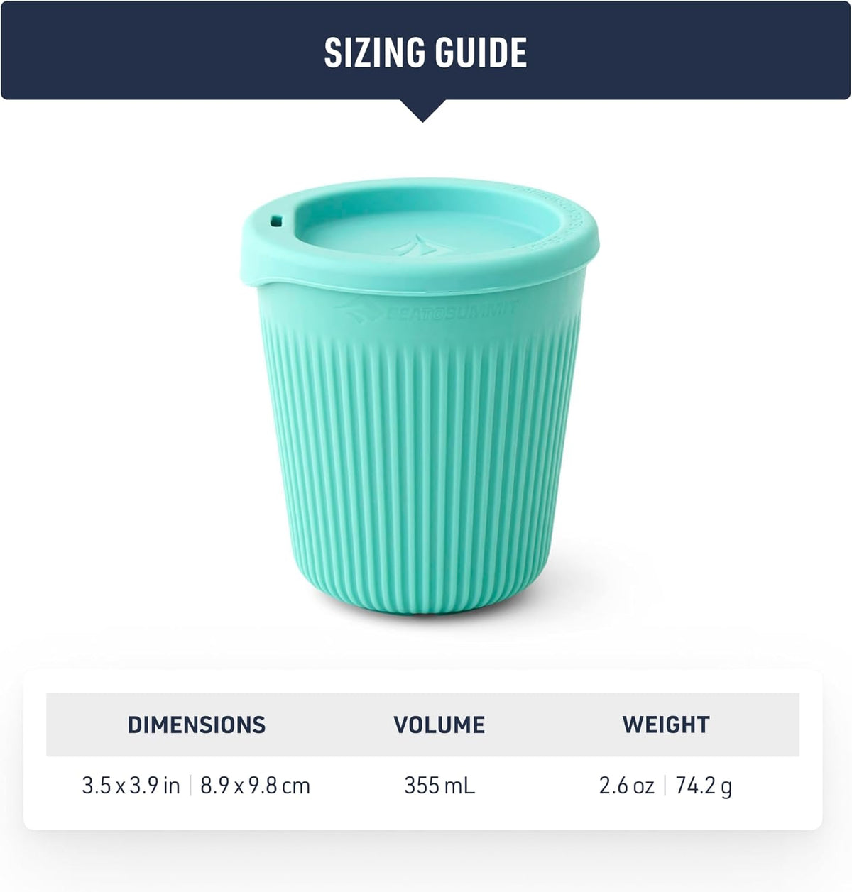 Sea to Summit Passage 12 Ounce Camp Cup, Arrowwood Yellow