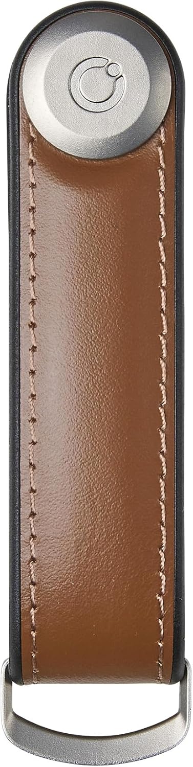 Orbitkey Key Organizer Hybrid Leather | Premium Nappa leather & TPU, Stainless Steel Locking Mechanism, Slim & Quiet Profile