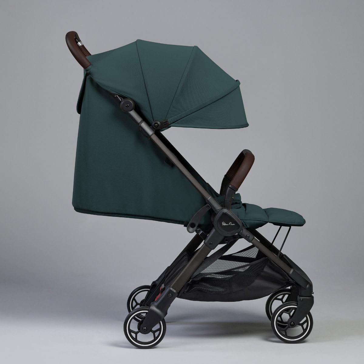 Silver Cross Clic Compact Stroller β Lightweight Travel Stroller for Newborn to Toddler (Birth to 55 lbs), One-Hand Fold, Lie-Flat Seat, Airplane Cabin Approved, UPF50+ Canopy (Conifer)