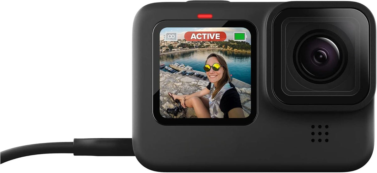 GoPro HERO11 (Hero 11) Black - Waterproof Action Camera with 5.3K Video, 27MP Photos, 1/1.9" Sensor, Live Streaming, Webcam, Stabilization + 64GB Card, 50 Piece Accessory Kit and 2 Extra Batteries