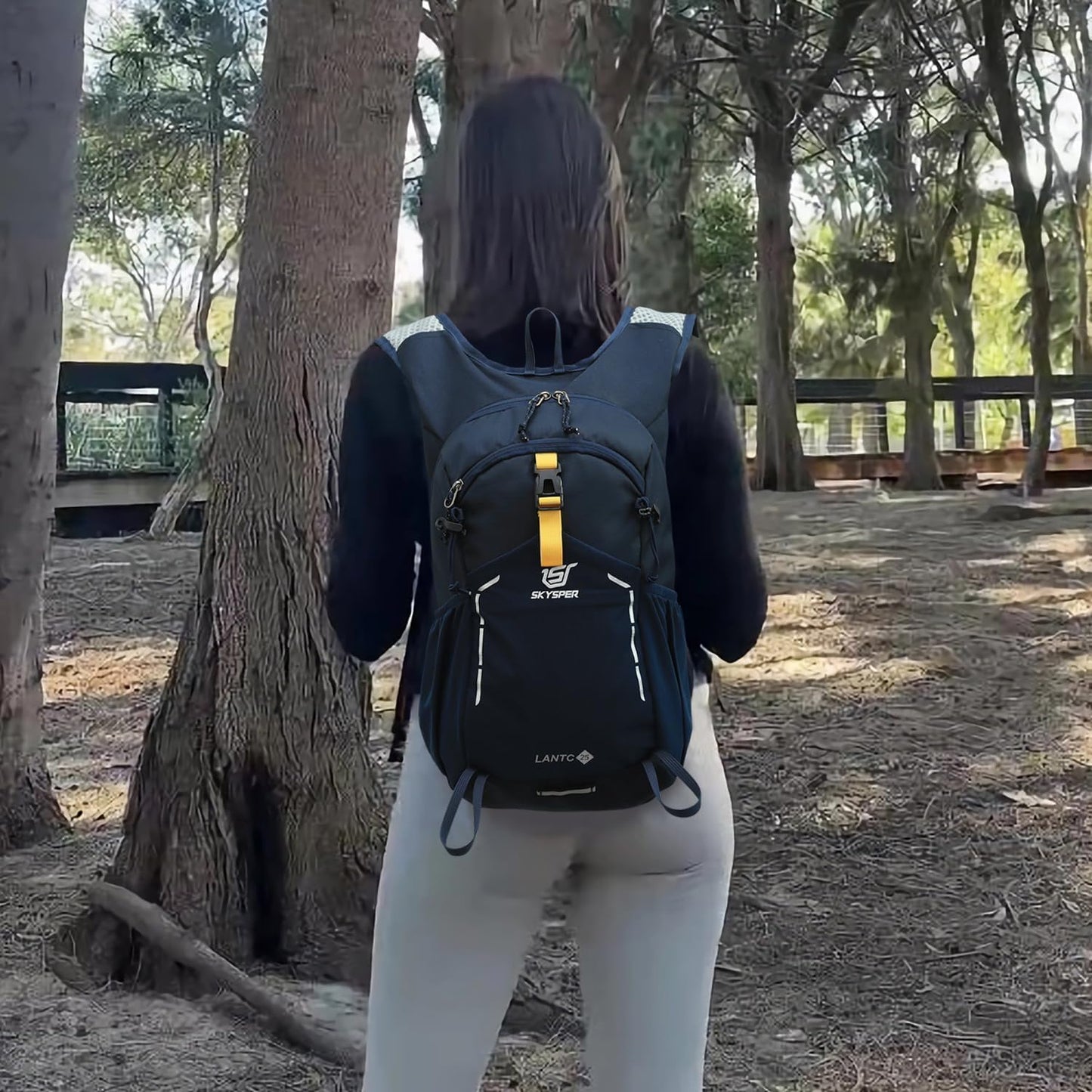 SKYSPER Small Hiking Backpack - 25L Travel Daypack Lightweight Bag Water Resistant Hiking Backpacks for Women Men