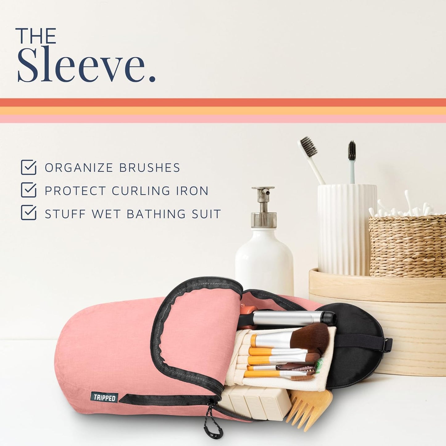 Toiletry Bag Kit Set: Hanging Travel Toiletry Bag + 311 TSA Cosmetic Liquid Bag + Ultralight Accessory Organizer Pouch