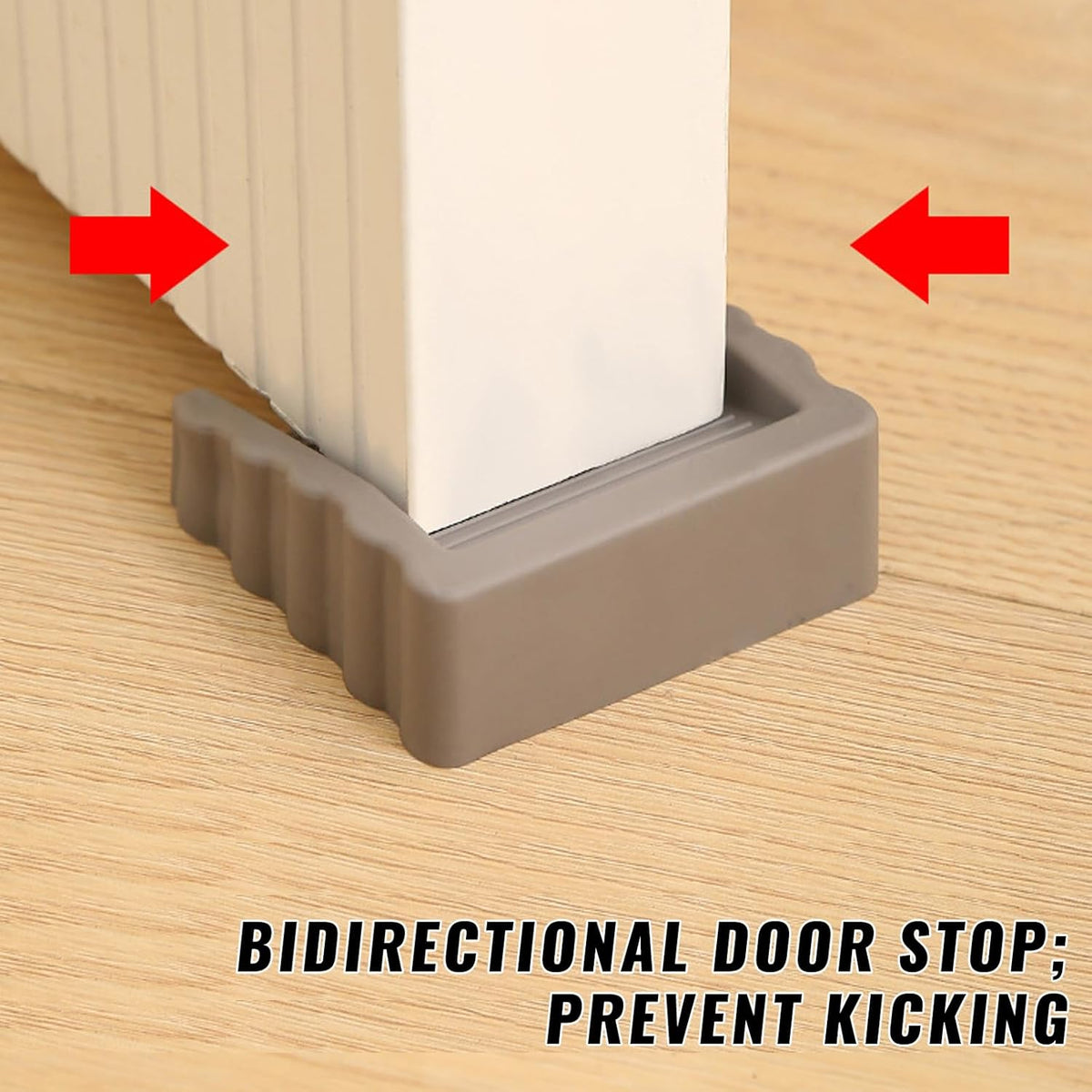 Door Stopper Wedge, Door Holder Tools for Keep Door Open, Door Stop Wedge, Pack of 3 (White)