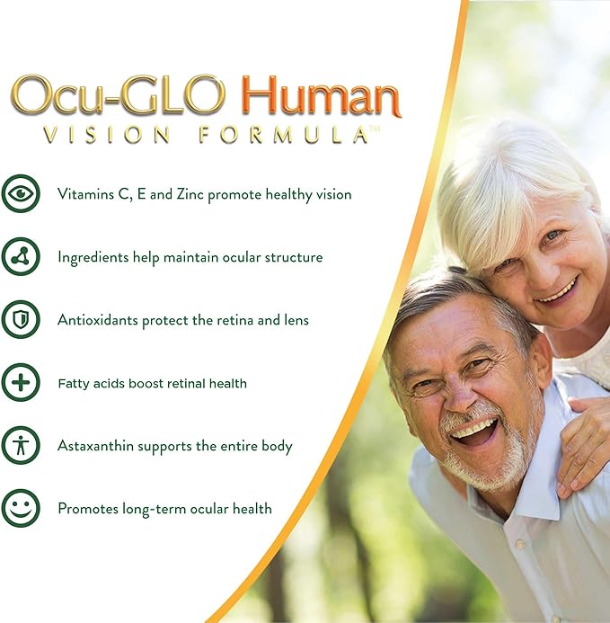 Ocu-GLO Human Vision Formula Eye Health Support Capsules, 90ct