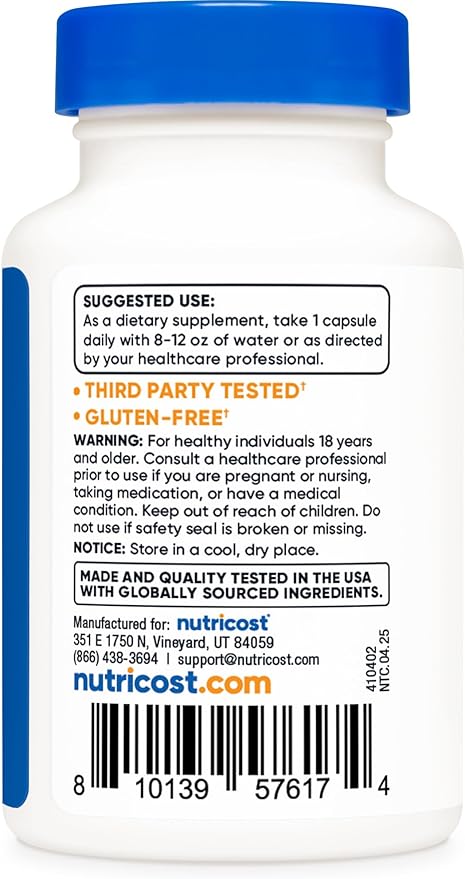 Nutricost Black Garlic (2,000 mg Equivalent) 60 Capsules - Aged Black Garlic Extract