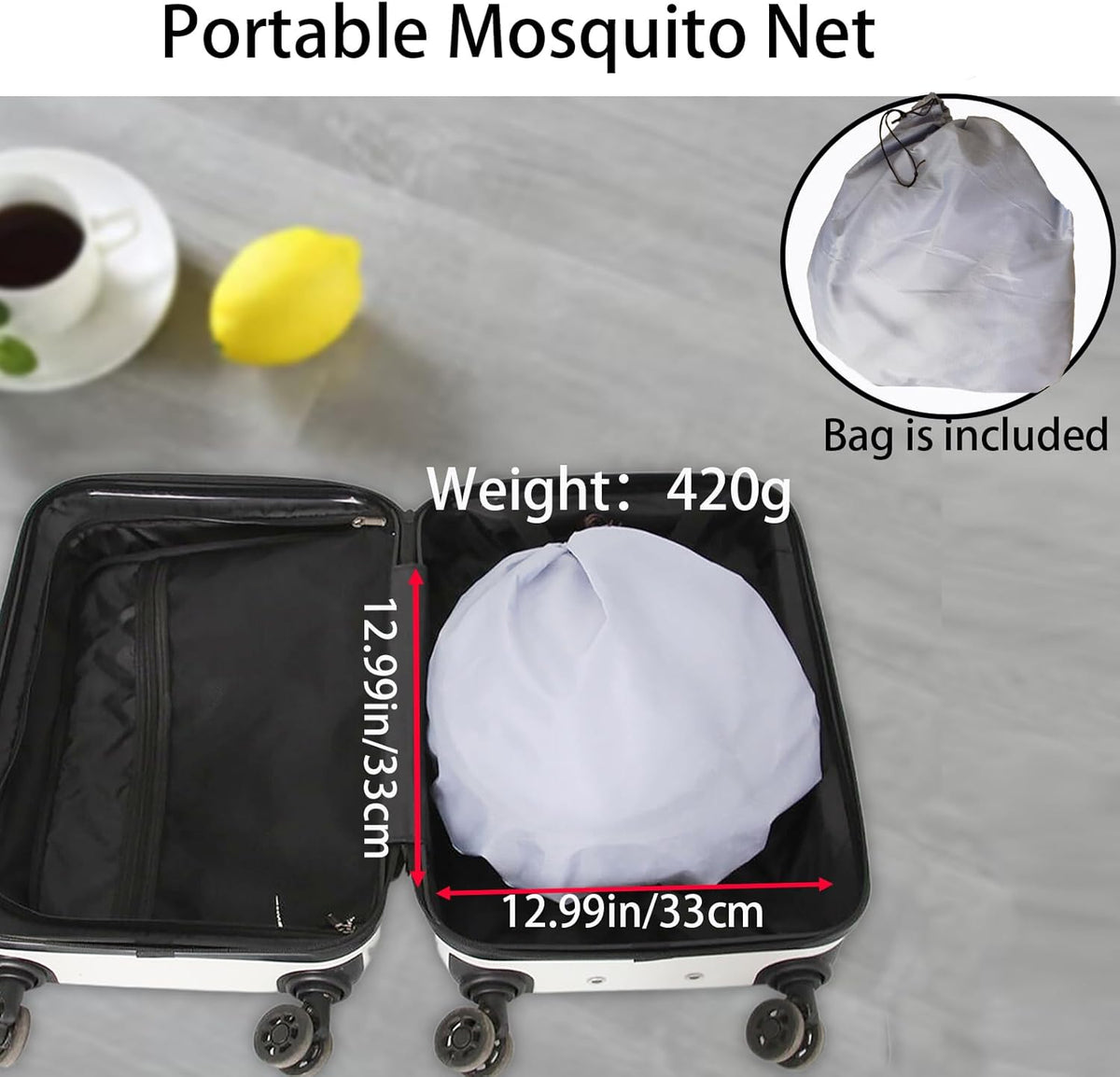 CMINGJ Large Pop Up Mosquito Tent, Portable Foldable Mosquito Net with Bottom for Bed, Camping, Travel, Patio, Suitable for Outdoor Indoor (78 * 28 * 27inch) (Blue Bottom)