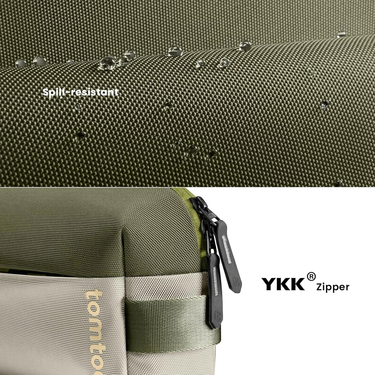 tomtoc Compact EDC Sling Bag, Minimalist Chest Shoulder Backpack Crossbody Bag for Men Women, Lightweight Carry Casual Bag