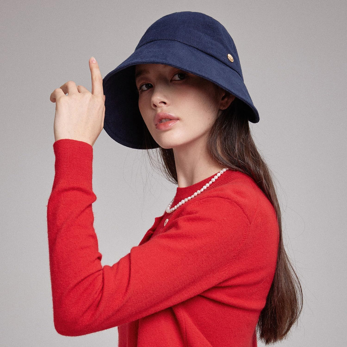 Linen Victorian Bonnet Hat Sun Cap, Foldable Summer Visor | New Katy