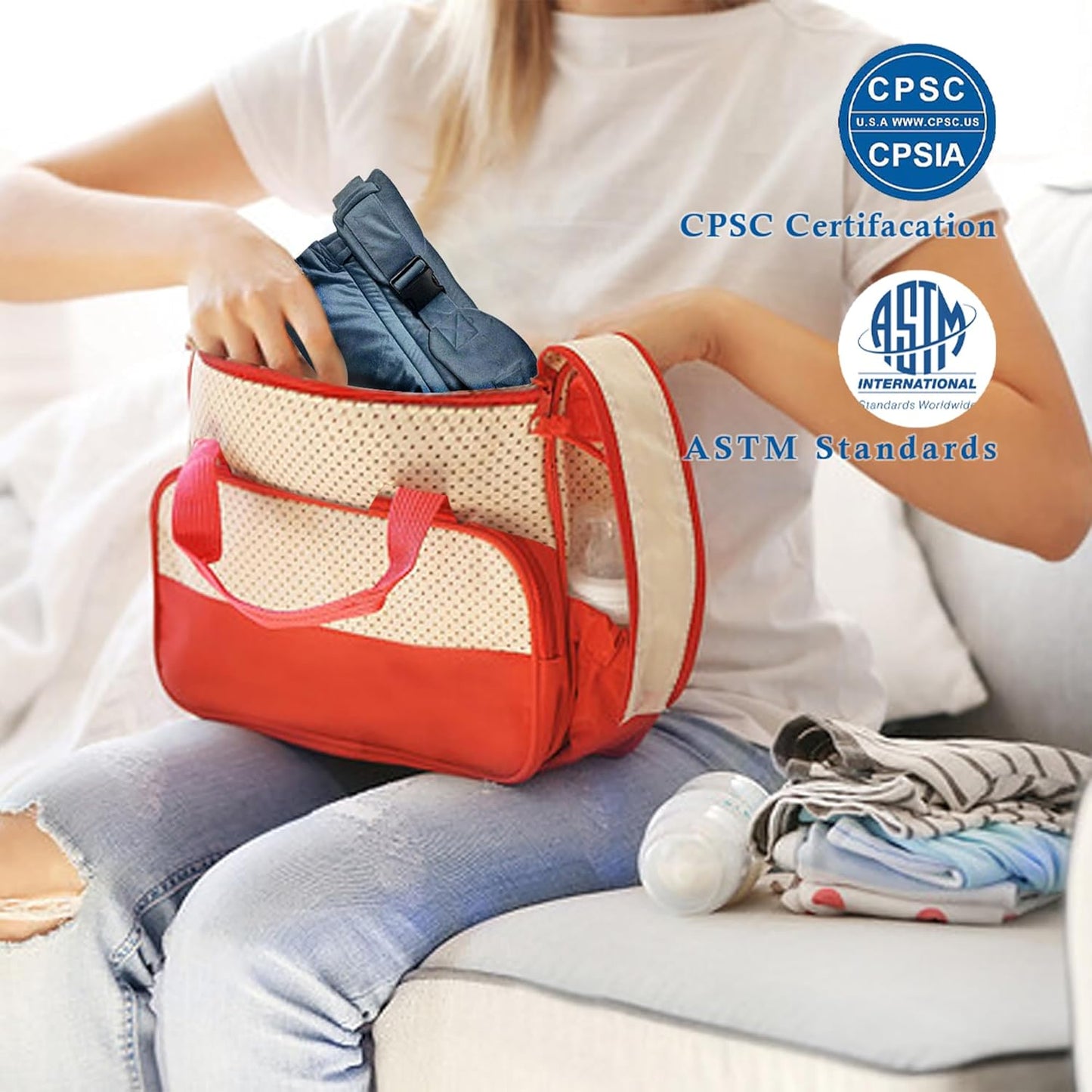 Baby Carrier for Newborn to Toddler, 7-35 lbs Weight Capacity, Ergonomic Backpack Design, Front and Back Facing Options, Blue