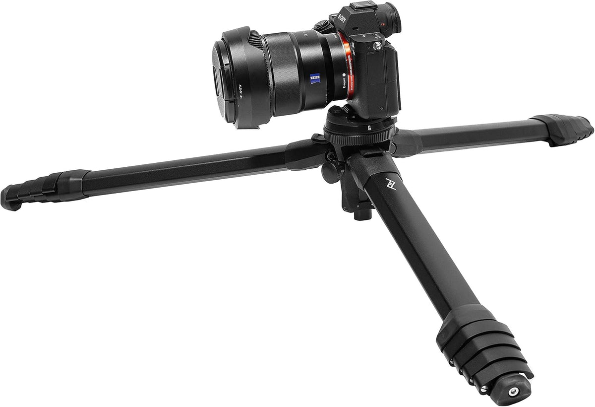 Peak Design Travel Tripod, Aluminum, Compact Design, Quick Setup and Takedown, Pro-Level Stability, Ergonomic Ball Head, Compact and Portable Travel Tripod for Camera and Phone, 20 lb Capacity