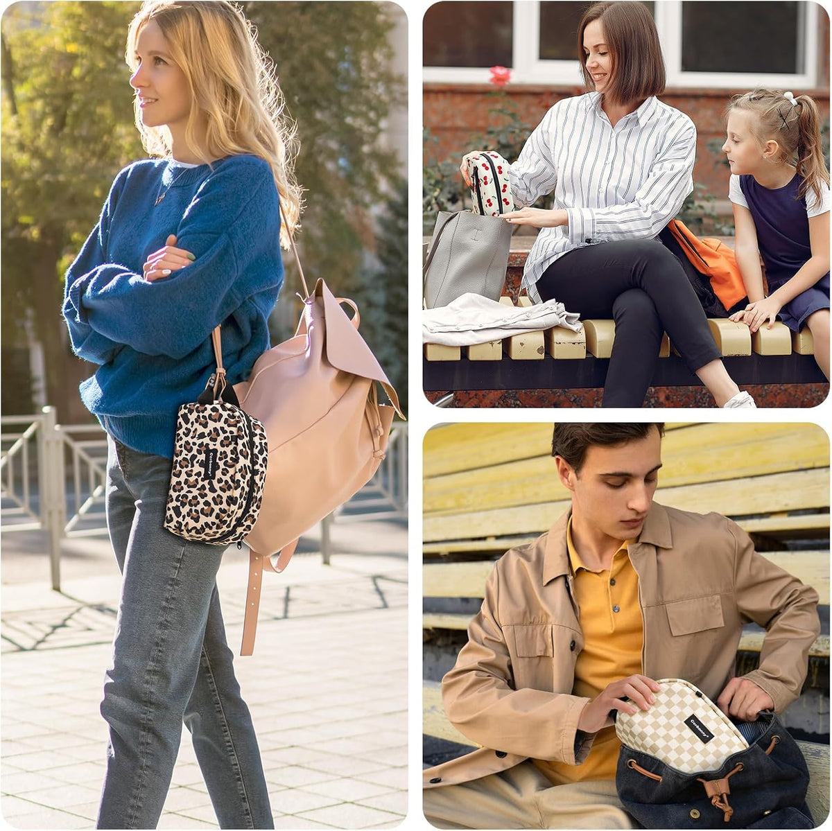 Small Cooler Bag Freezable Lunch Bag for Work School Travel,Leak-proof Small Lunch Bag,Small Insulated Bag For Kids/Adults,Freezer Lunch Bags,Freezable Snack Bag,Mini Lunch Bag 9.8x5.5x4 inch