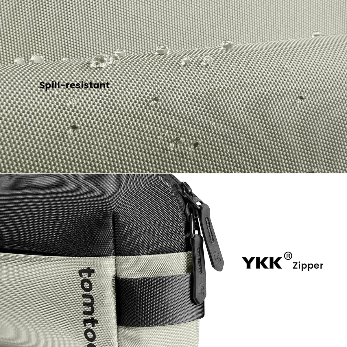 tomtoc Compact EDC Sling Bag, Minimalist Chest Shoulder Backpack Crossbody Bag for Men Women, Lightweight Carry Casual Bag
