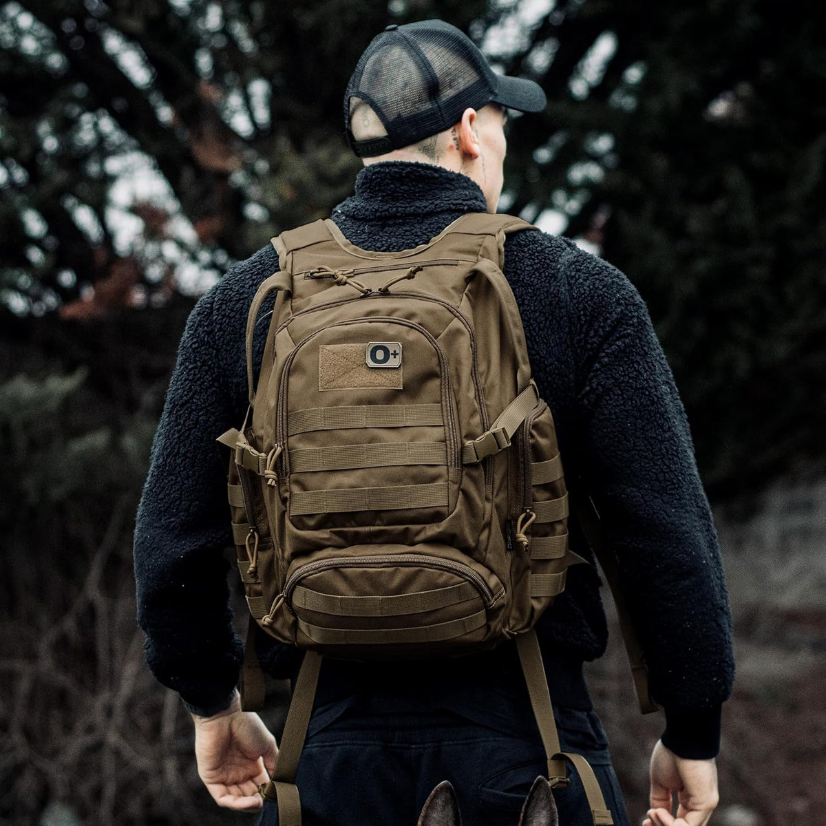 Mardingtop 25L Tactical Backpacks Molle Hiking daypacks for Camping Hiking Military Traveling Motorcycle