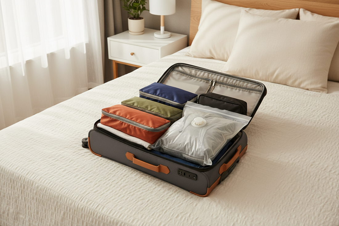 Stop Overpacking: How Packing Cubes & Compression Bags Fix Your Suitcase in 5 Minutes