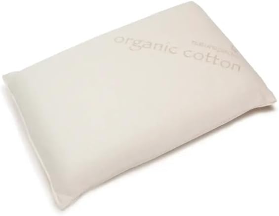 Naturepedic Organic Latex Pillow - King Bed Pillow with Soft Comfort - Luxury Pillow with Adjustable Fill for Comfortable Sleeping, Back Support and Neck Pain Relief