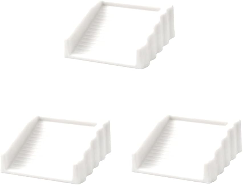 Door Stopper Wedge, Door Holder Tools for Keep Door Open, Door Stop Wedge, Pack of 3 (White)