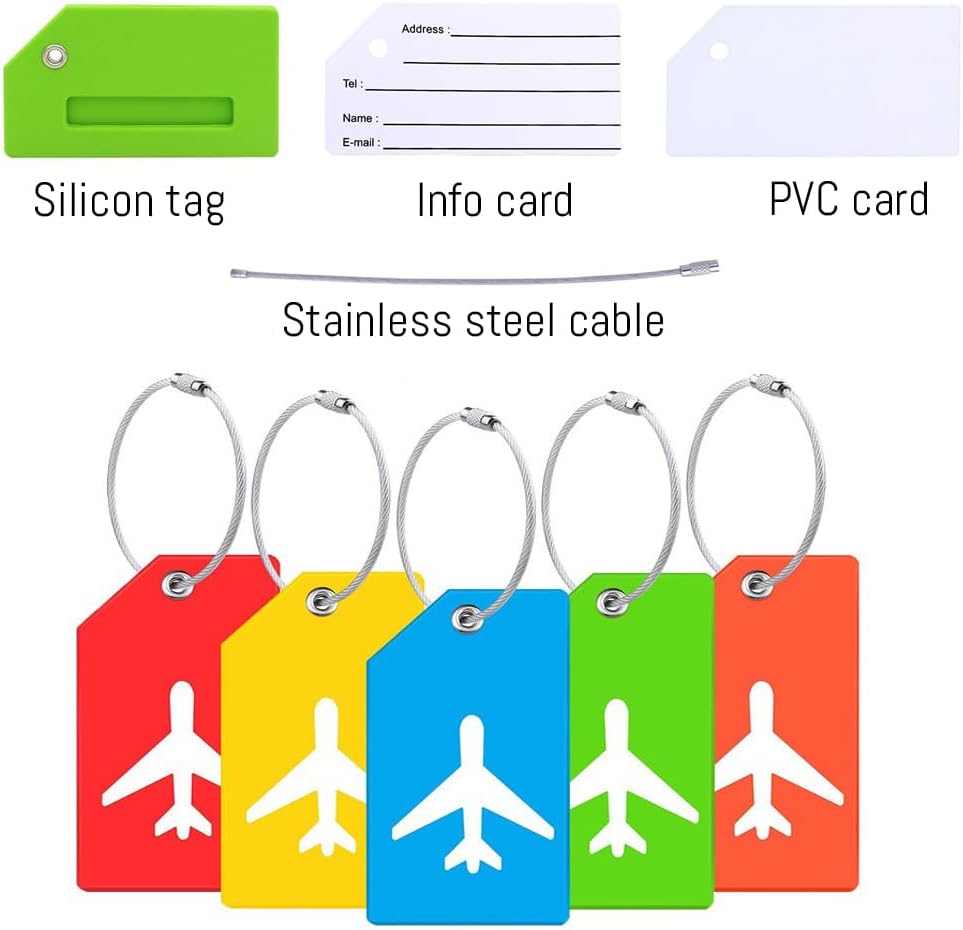 4PC Custom Embroidery Luggage Strap with Your Text/Name,Personalized Luggage Straps with Lock for Suitcases,Adjustable Suitcase Strap Belt Tag for Secure Travel