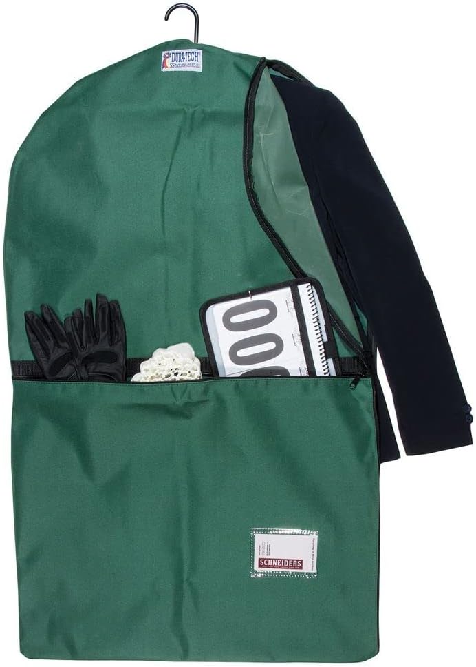 Dura-Tech Standard Garment Bag | Keep Clothing Clean & Organized | Durable 600D Outer | Front Zippered Pocket | Heavy Duty Zipper | Great for Awards