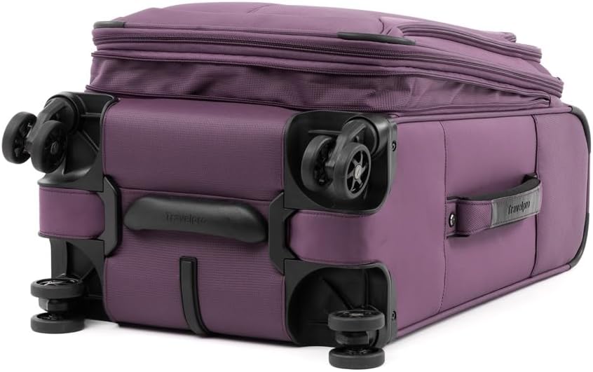 Travelpro Tourlite Softside 2-Piece Set, Expandable Luggage with 4 Spinner Wheels, Lightweight Suitcase, 21" Carry-On, 29 Check Large, Deep Purple