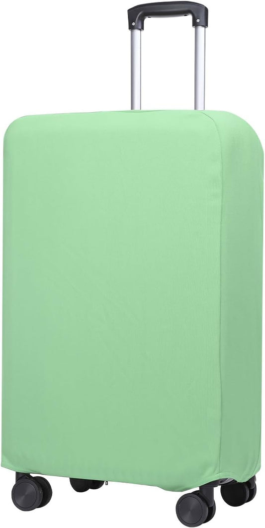PATIKIL Luggage Cover, Suitcases Covers Elastic Carry on Cover Protector Washable Scratch-Resistant Fits 22-23 Inch Luggage for Travel Business Trips, Light Green