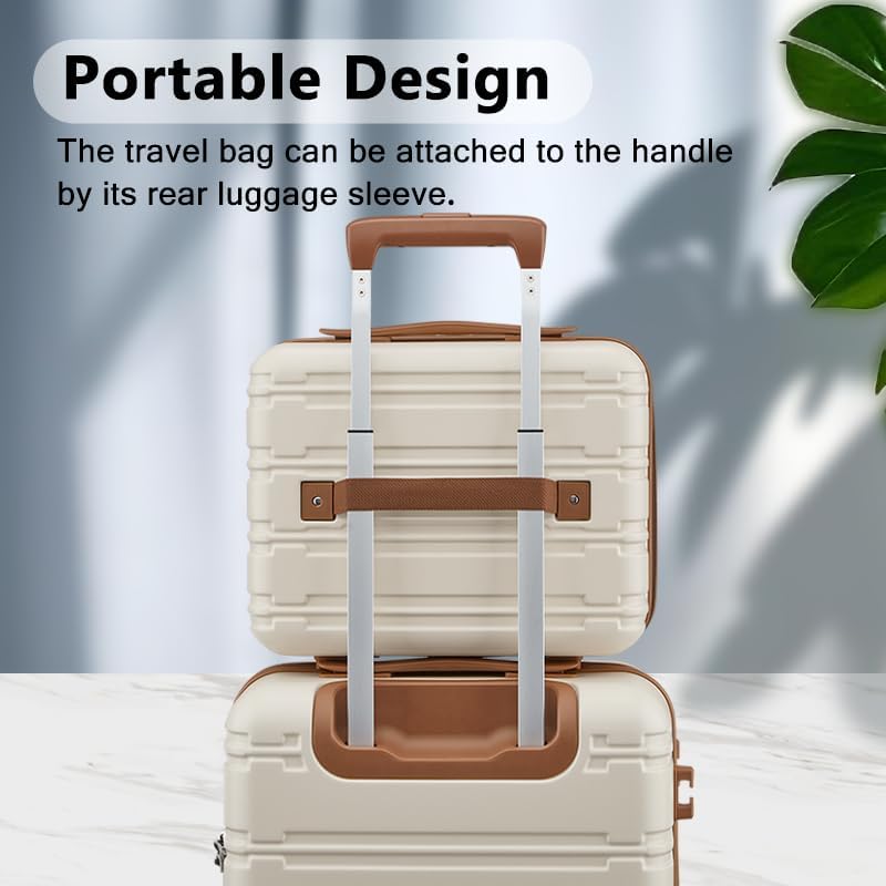 Luggage Sets, Suitcase with Spinner Wheels, PC+ABS Hardshell Travel Luggage Set with TSA Locks,Lightweight Rolling Luggage，Carry on suitcase with YKK Zippers (Gray)