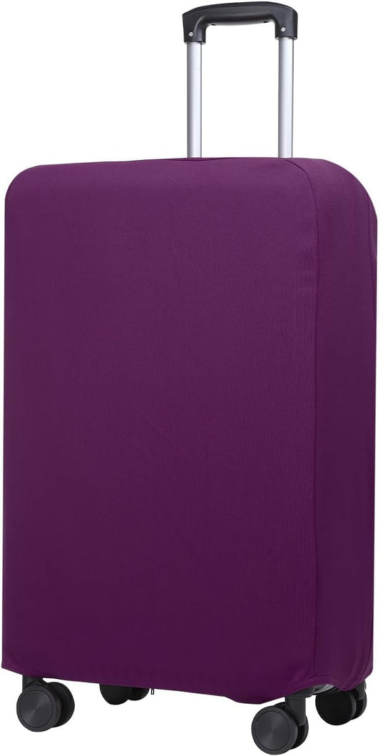 PATIKIL Luggage Cover, Suitcases Covers Elastic Carry on Cover Protector Washable Scratch-Resistant Fits 28-29 Inch Luggage for Travel Business Trips, Purple