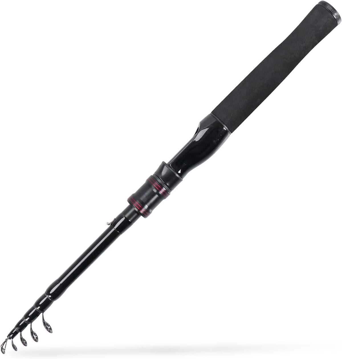 Telescopic Fishing Rod, Collapsible Fishing Rod Portable Spinning Pole for Saltwater and Freshwater, Carbon Fiber Lightweight and Compact Design