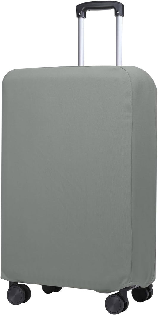 PATIKIL Luggage Cover, Suitcases Covers Elastic Carry on Cover Protector Washable Scratch-Resistant Fits 26-27 Inch Luggage for Travel Business Trips, Gray