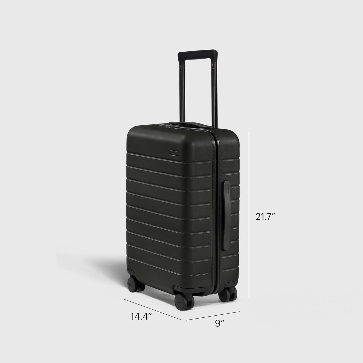 Away Carry-On Luggage, Lightweight Hardside Suitcase with Spinner Wheels, 22 Inch Airline Approved, TSA Lock, Salt White