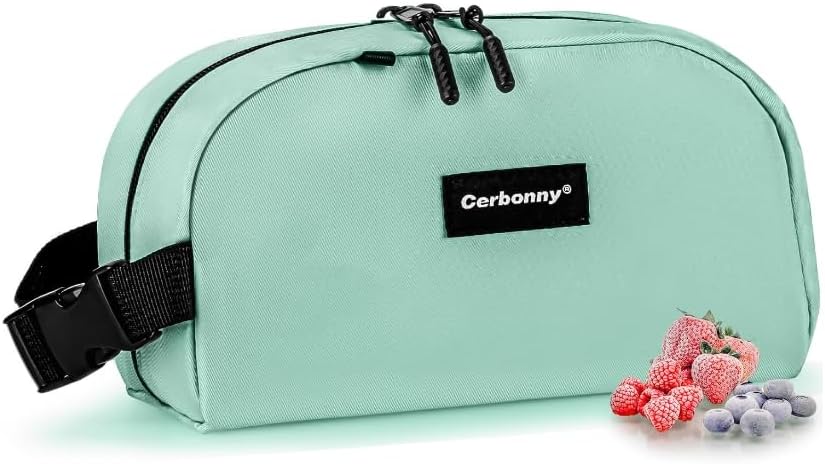 Small Cooler Bag Freezable Lunch Bag for Work School Travel,Leak-proof Small Lunch Bag,Small Insulated Bag For Kids/Adults,Freezer Lunch Bags,Freezable Snack Bag,Mini Lunch Bag 9.8x5.5x4 inches