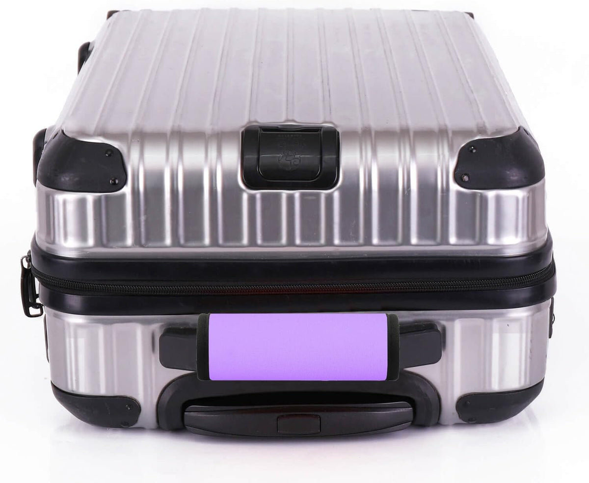 Neoprene Luggage Handle Wraps for Suitcases Bright Color Luggage Tags/Handle Wraps/Handle Covers-Violet