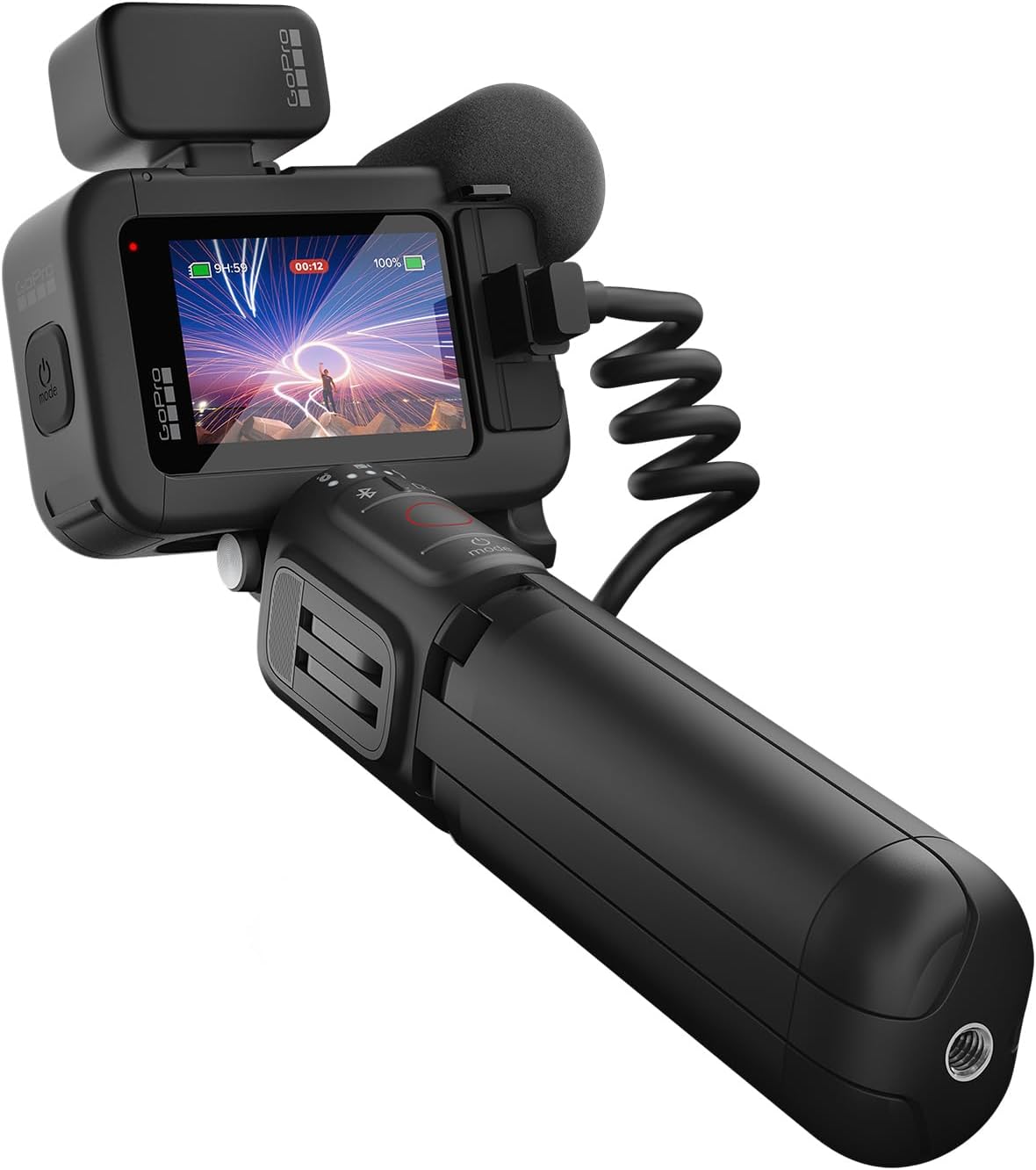GoPro HERO12 Black Creator Edition - Includes HERO12 Black , Volta (Battery Grip, Tripod, Remote), Media Mod, Light Mod, Enduro Battery, and Carrying Case