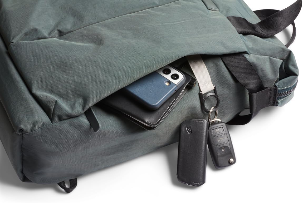 Bellroy Tokyo Totepack, water-resistant woven convertible backpack and tote bag - Everglade