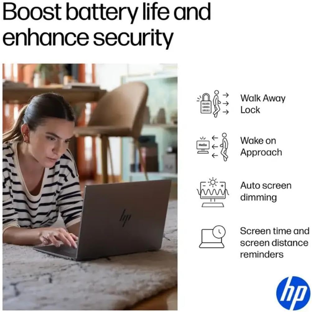 HP OmniBook X Flip 16 2-in-1 Laptop: 16" FHD+ Touchscreen, Intel Core Ultra 7 (NPU 47 Tops), 16GB RAM, 512GB SSD, Intel Arc 140V GPU, Copilot+ PC, Eclipse Gray, W/Pen Accessories, Windows 11 Pro
