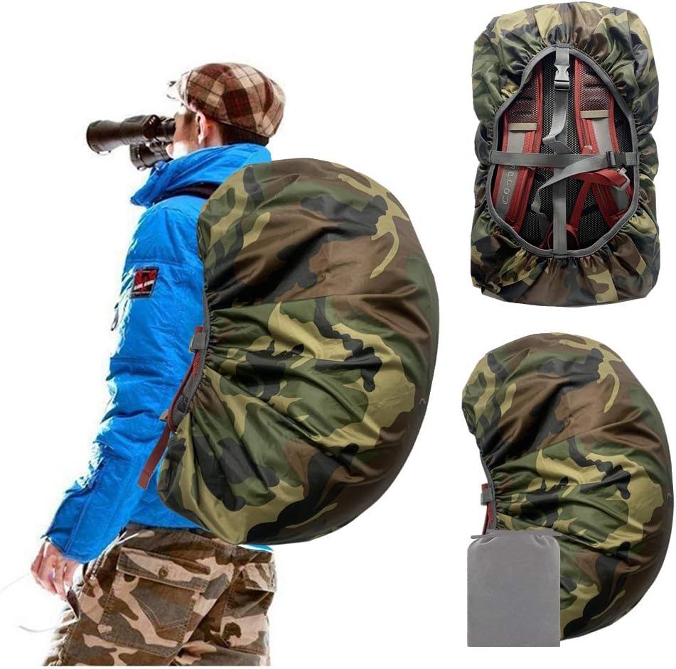 Joy Walker Waterproof Backpack Rain Cover, 12000mm Ultra-Waterproof, Upgraded Ultra-Strong Multilayers, Antislip Buckle Strap