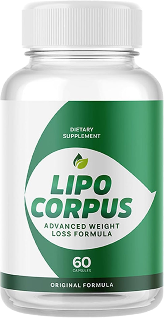 Official Formula for a Fit and Healthy Body, All-Natural Ingredients,LipoCorpus Advanced Maximum Strength Supplement Pills