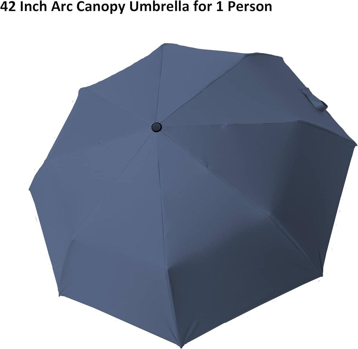 BAODINI Small UV Protection Travel Umbrella Compact for Rain and Sun UPF 50+ 41 inch Portable Umbrella for Women and Men