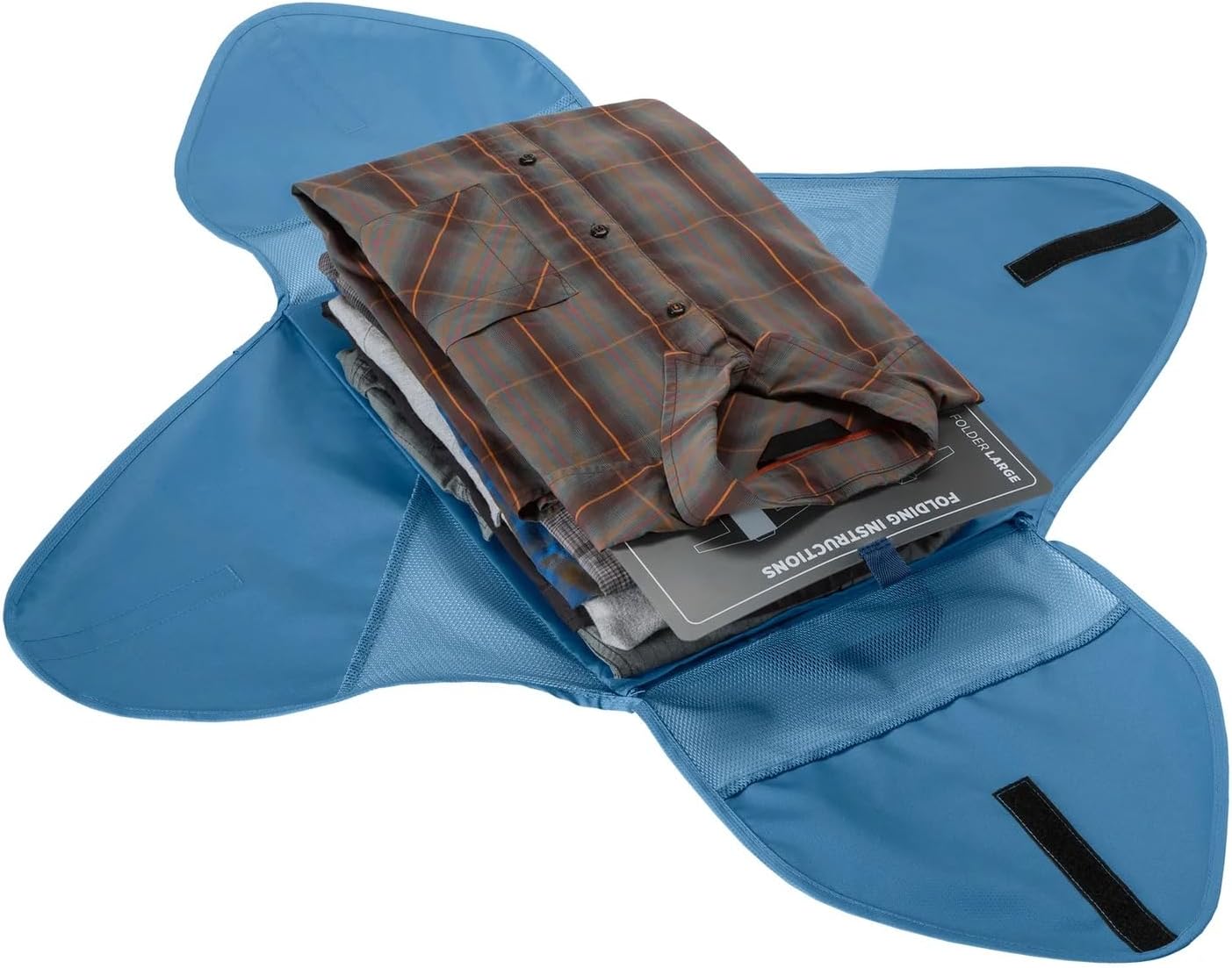 Eagle Creek Pack-It Starter Set - Includes S Isolate Cube, M Isolate Cube & L Pack-It Reveal Garment Folder - Lightweight Travel & Storage Essentials - Blue Dawn