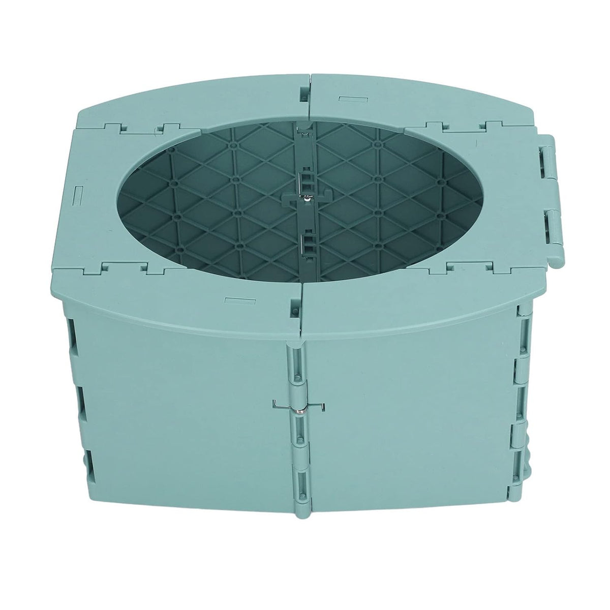 Portable Lightweight Foldable Toddler Potty Baby Toilet Camping Travel (Green)
