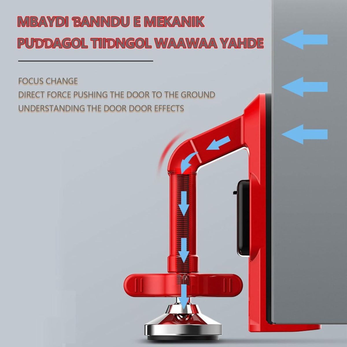Portable Alarm Door Stopper, Portable Lock for Travel Anti Theft Door Blocker, Easy Install No Drill Safety Door Stopper Security, Hotel Room Apartment and Home Safety for Women, Children