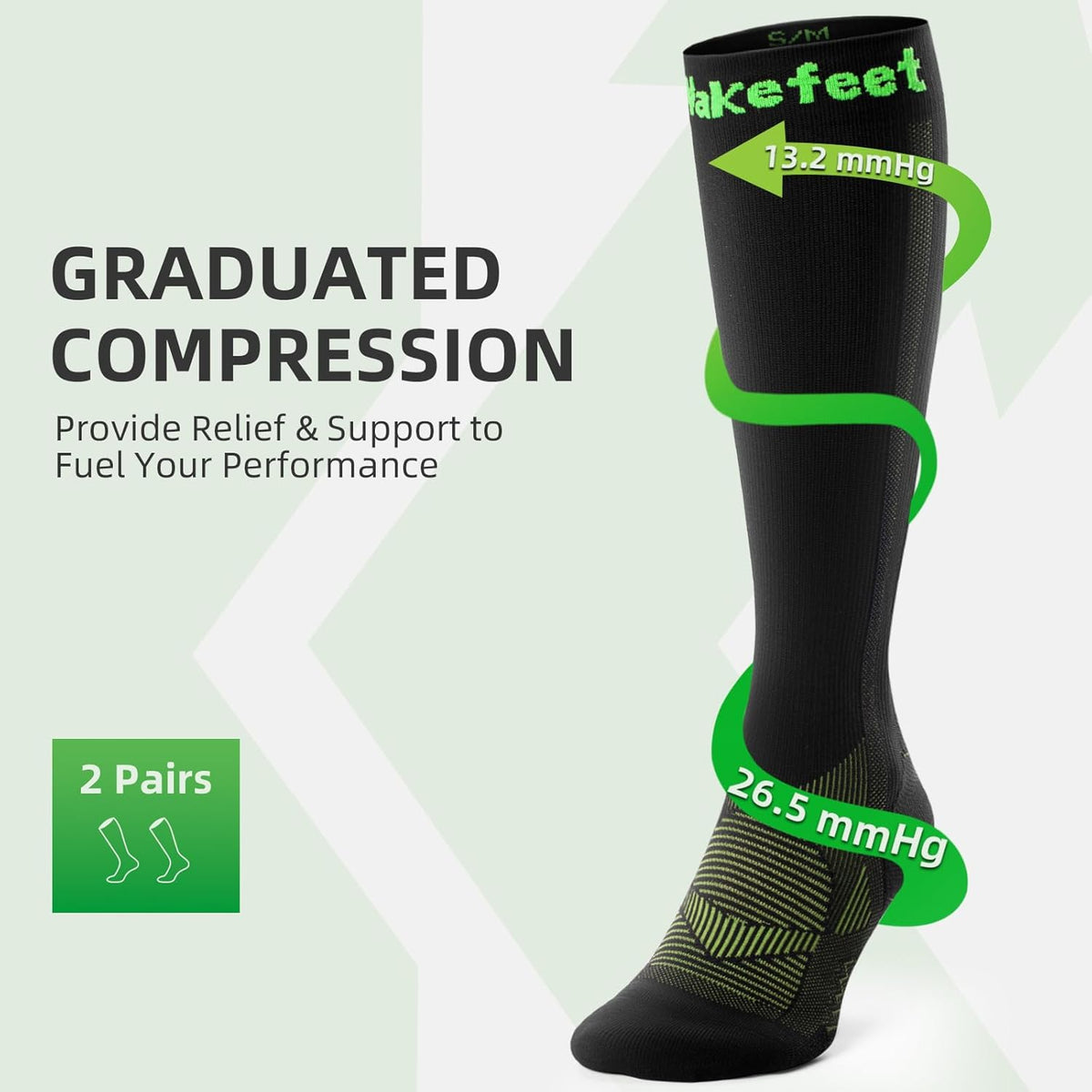 Compression Socks for Women Men 3 Pairs, Compression Stockings, Fragrance Flight Socks for Travelling Sitting