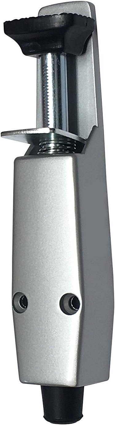Pacific Doorware Heavy Duty Spring Loaded Step Down Push On Door Holder/Stopper (6, Aluminum)