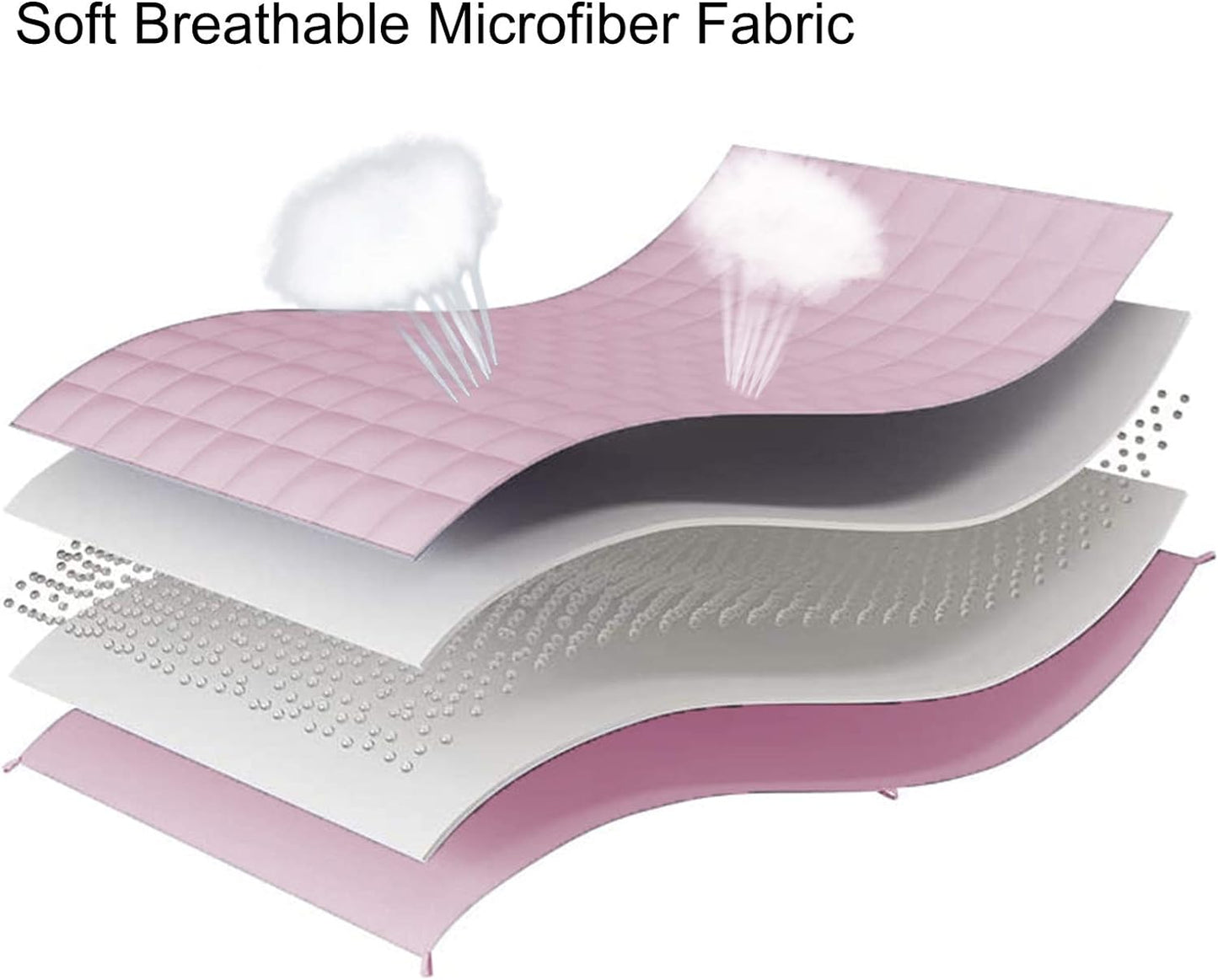 L'AGRATY Weighted Blanket - 48"x72" 20lbs Cooling Breathable Heavy Blanket Microfiber Material with Glass Beads for Adult All-Season Summer Fall Winter Soft Thick Comfort