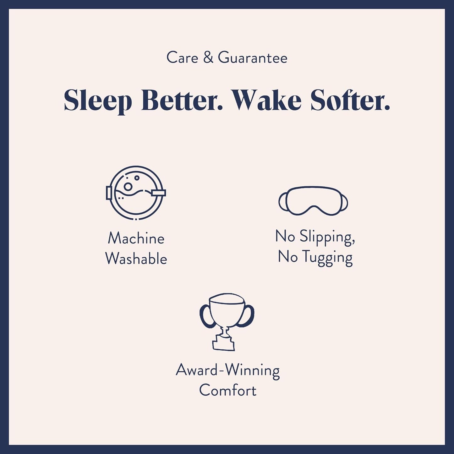 Brooklinen Silk Eye Mask for Sleeping – Ivory, 100% Mulberry Silk Sleep Mask with Soft Elastic Strap, Machine Washable, Breathable & Cool-to-The-Touch – Ideal for Sleeping & Traveling