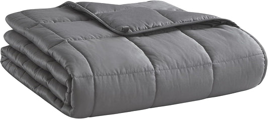 Weighted Blanket 20lbs 48"x72" Cooling Breathable Heavy Blanket Microfiber Material with Glass Beads for Adult All-Season Summer Fall Winter Soft Thick Comfort