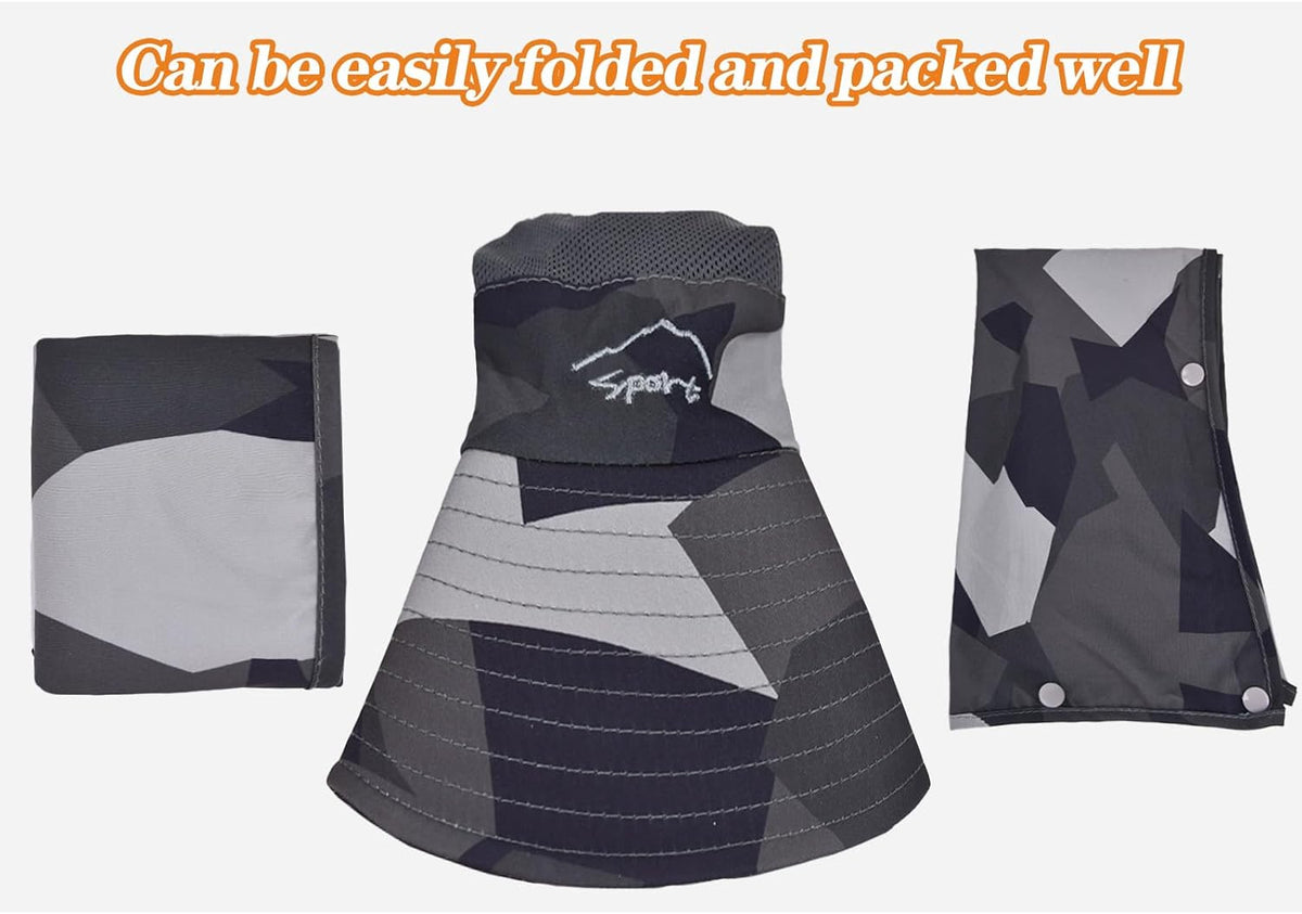 Sun Hats for Men Women Fishing Hat UPF 50+ Breathable Wide Brim Summer UV Protection Hat