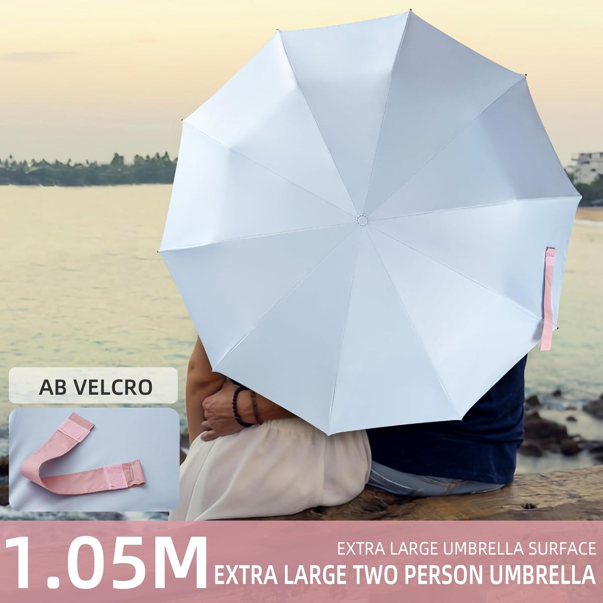 Folding Umbrella Anti-UV Compact Durable Folding Umbrella Auto Open Close Windproof Travel Umbrella Premium Grip Fits Backpack