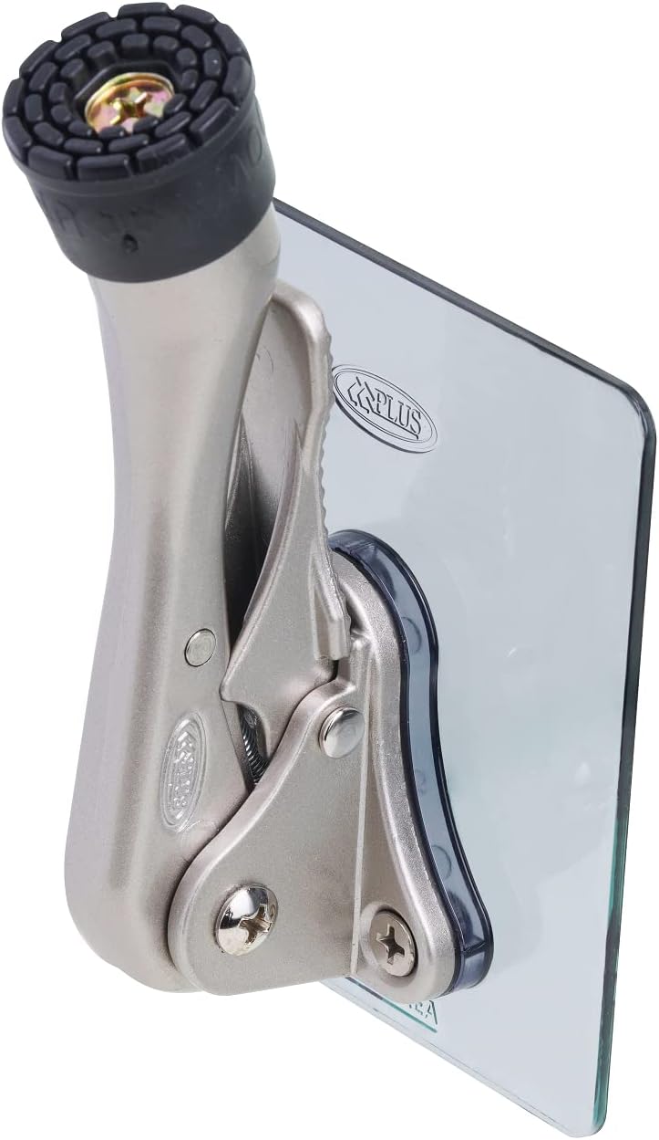 One-Touch Doorstop Adhesive Bracket (Satin Nickel, 4inch x 1pack)